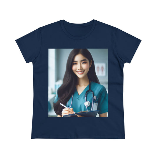 Your Favorite Nurse T-Shirts T-Shirt Printify Navy S 