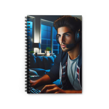 Game Time Spiral Notebook Paper products Printify One Size  