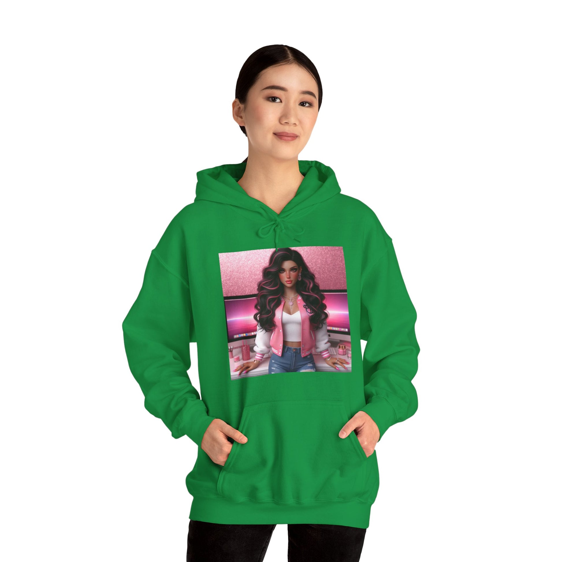 Pink Everything Hoodie Hoodie Printify   