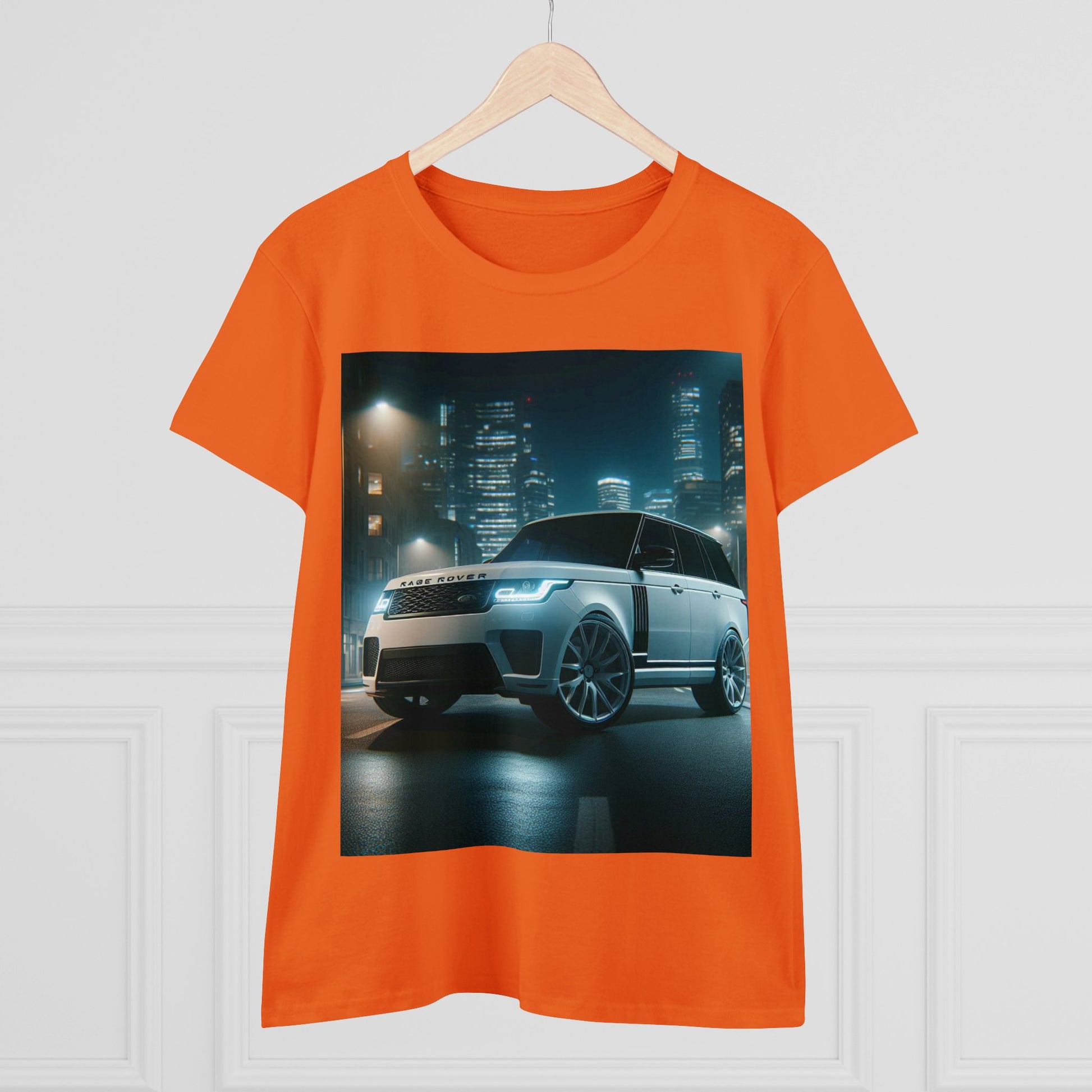 White Range Rover T-Shirt T-Shirt Printify   