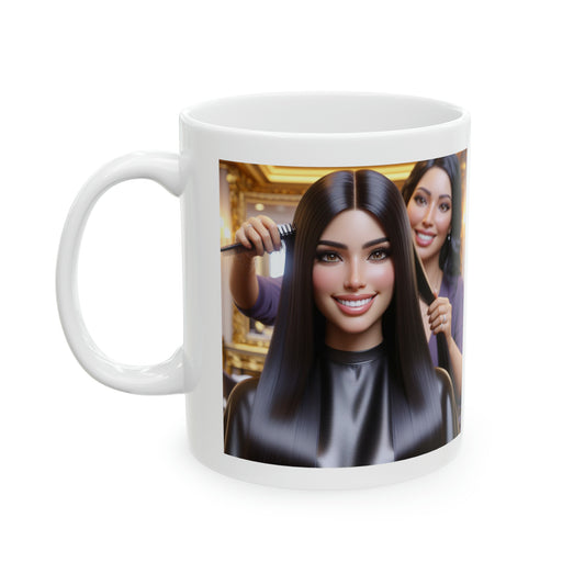 Hair Day Mug Mug Printify 11oz  