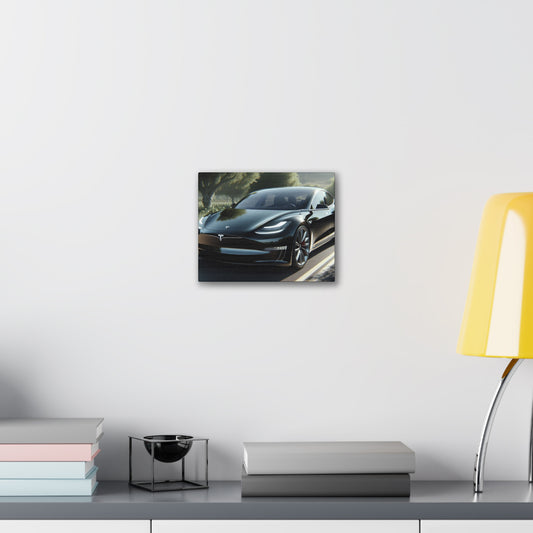 Black Tesla Canvas Canvas Printify 10" x 8" (Horizontal) 0.75'' 