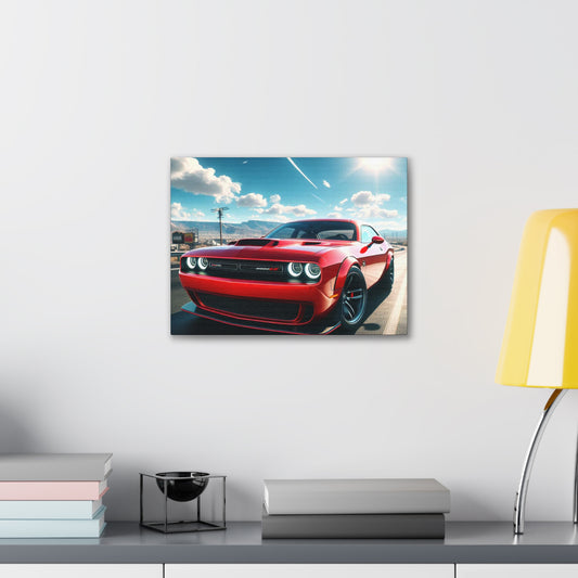 Red Challenger Canvas Canvas Printify 16″ x 12″ (Horizontal) 0.75'' 