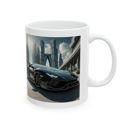 Black Lamborghini Mug Mug Printify   
