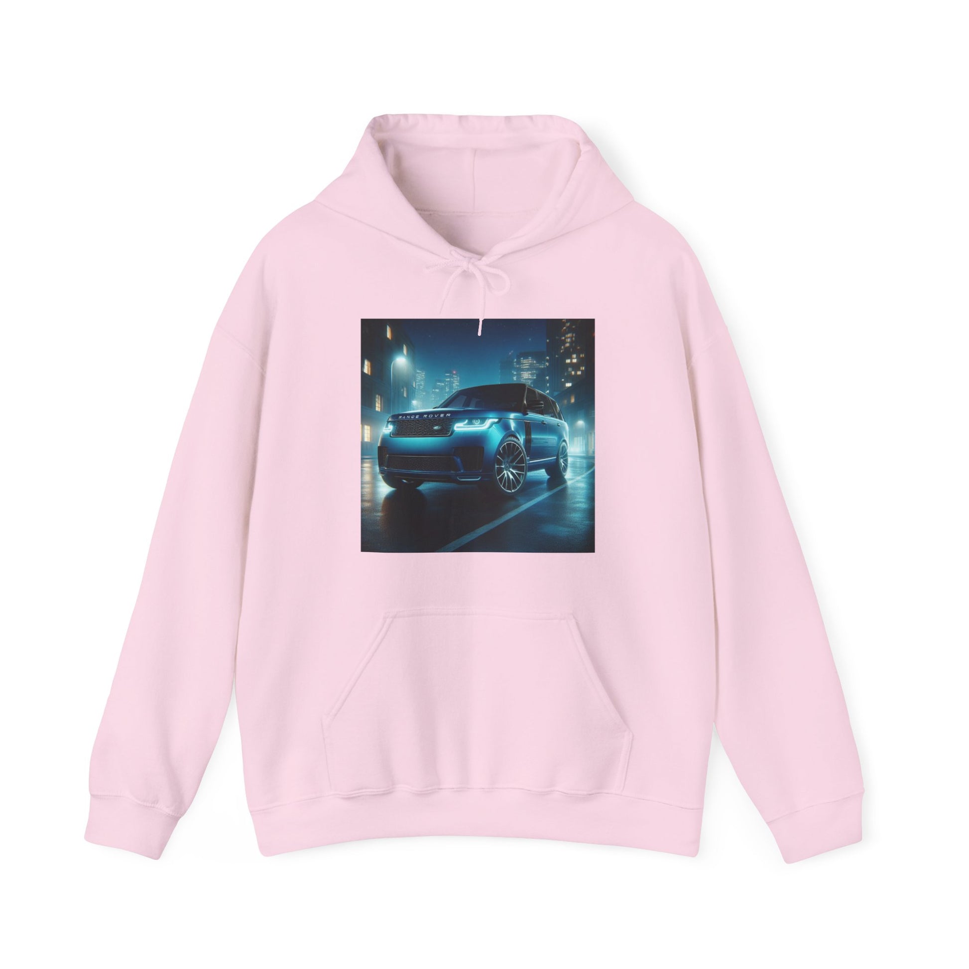 Blue Range Rover Hoodie Hoodie Printify Light Pink S 