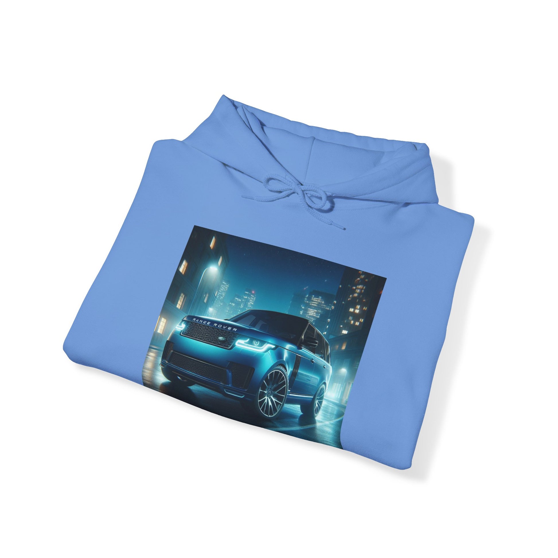 Blue Range Rover Hoodie Hoodie Printify   