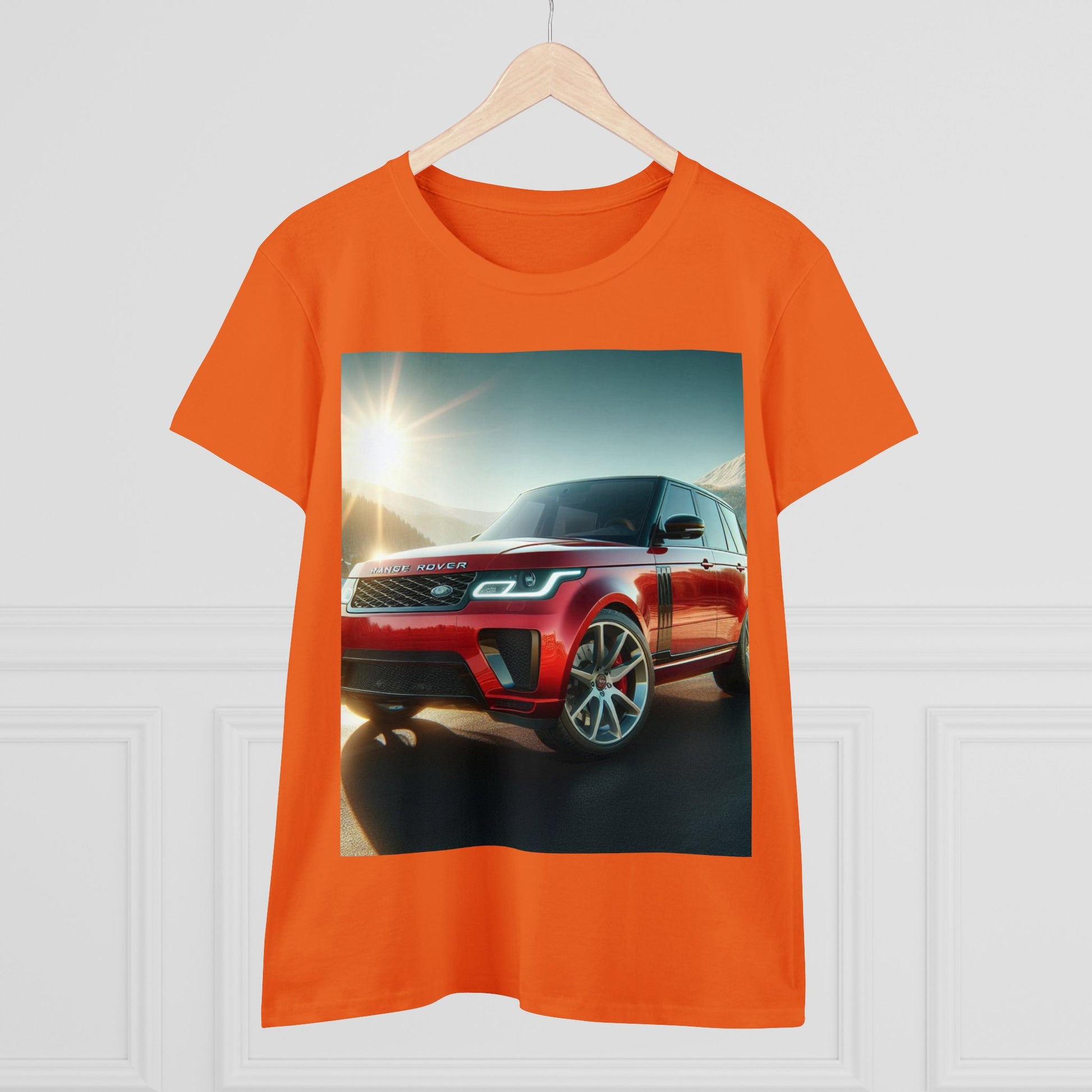 Red Range Rover T-Shirt T-Shirt Printify   