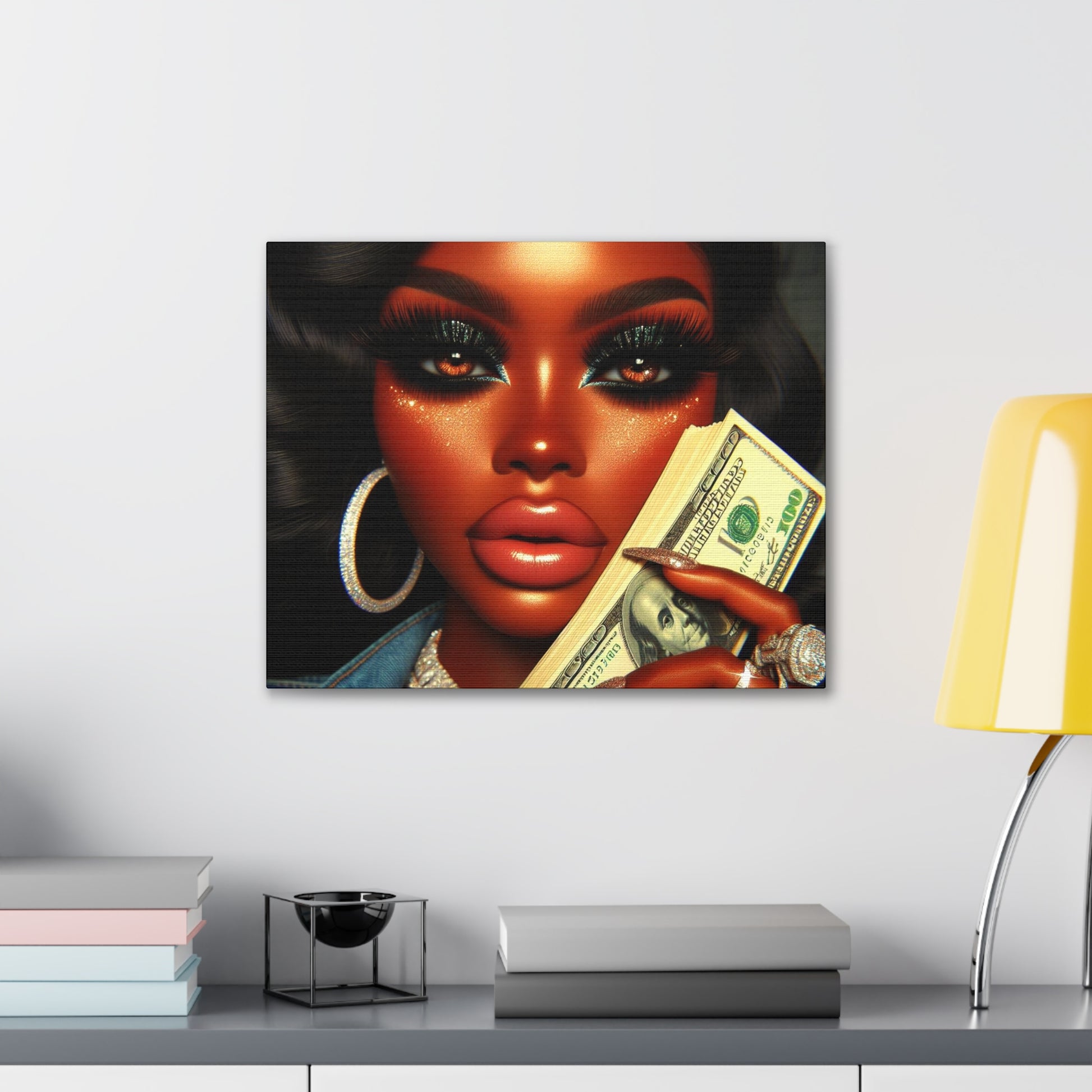 Money Talks Canvas Canvas Printify 20″ x 16″ (Horizontal) 0.75'' 