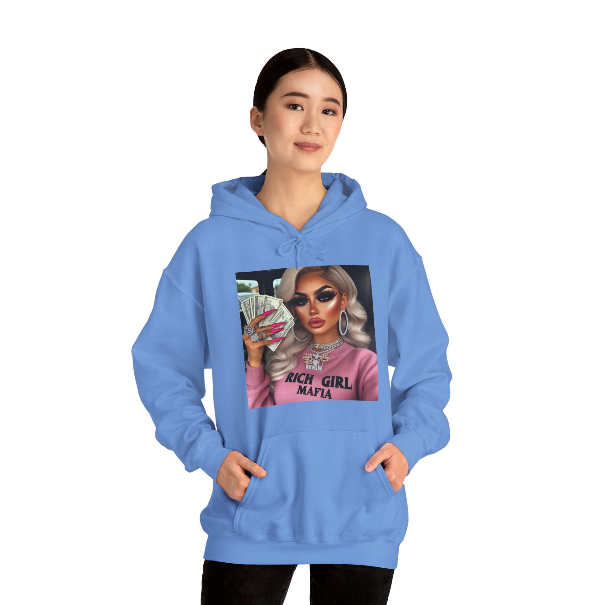 Rich Girl Mafia Hoodie Hoodie Printify   