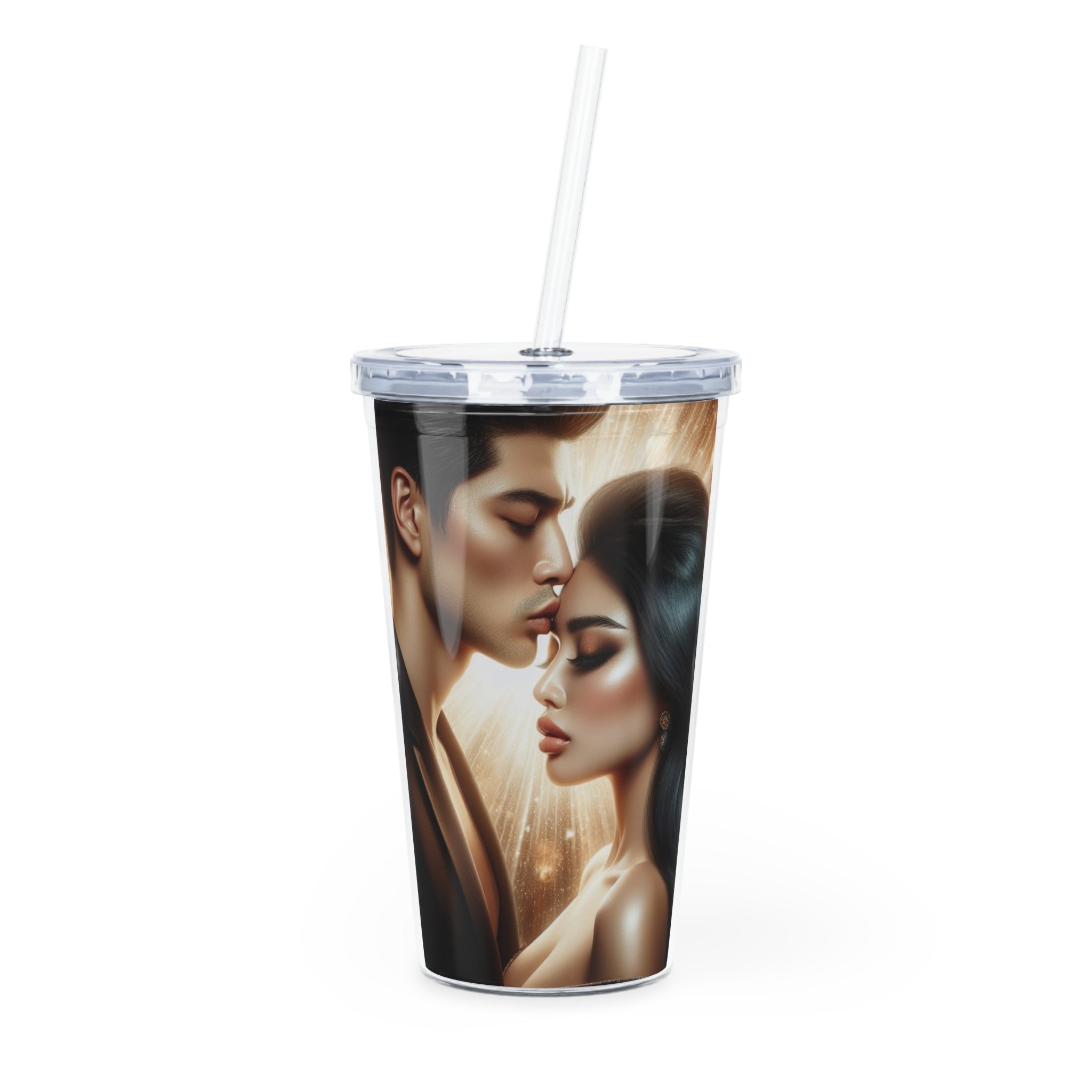 My Love Tumbler with Straw Mug Printify 20oz Transparent 