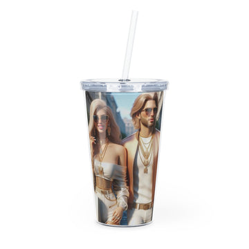 Thank You to My Man Tumbler with Straw Mug Printify 20oz Transparent 