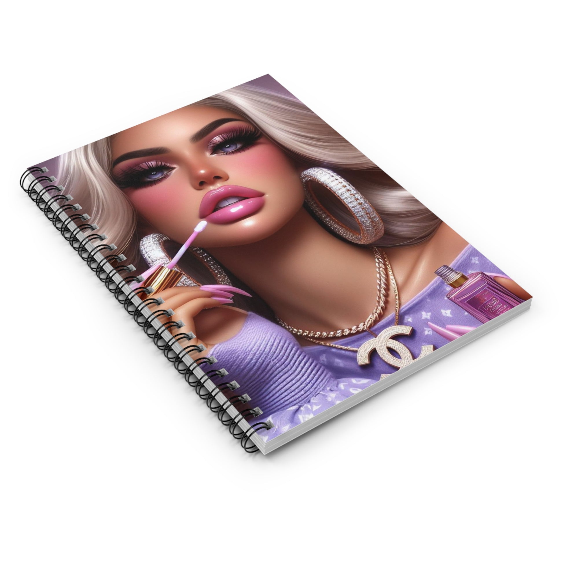 Gloss Up Spiral Notebook Paper products Printify   