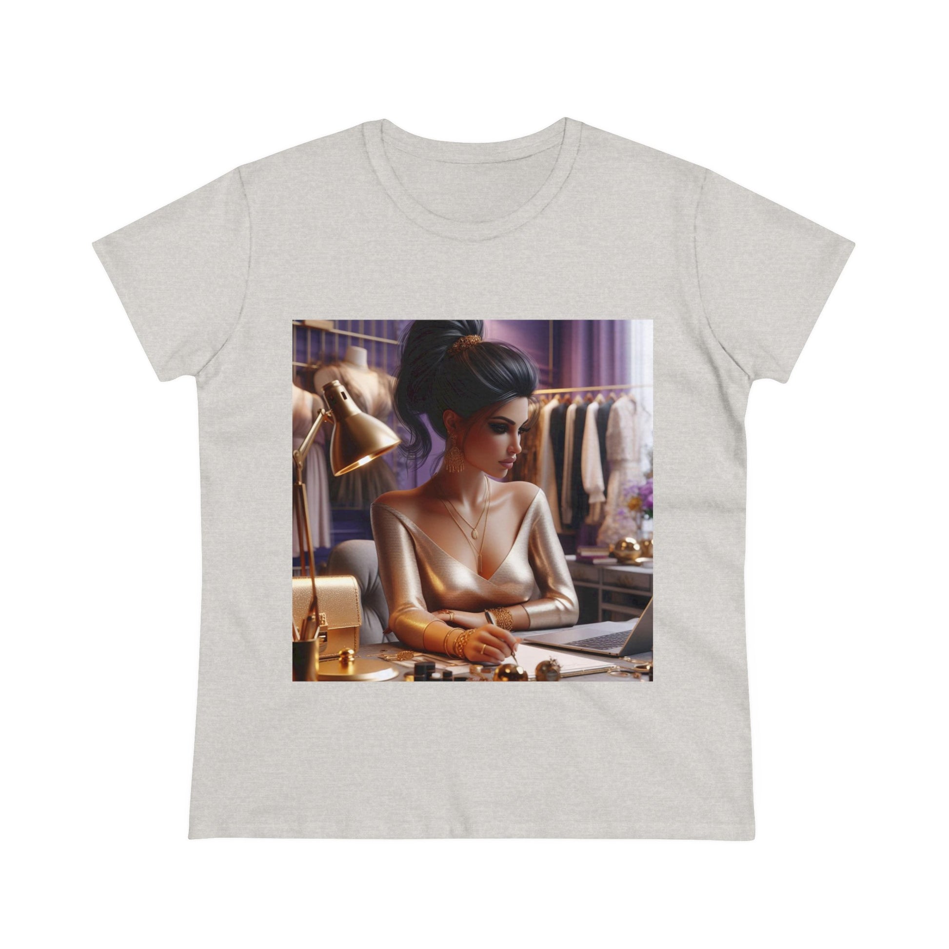 Fashion and Beauty T-Shirt T-Shirt Printify Ash S 