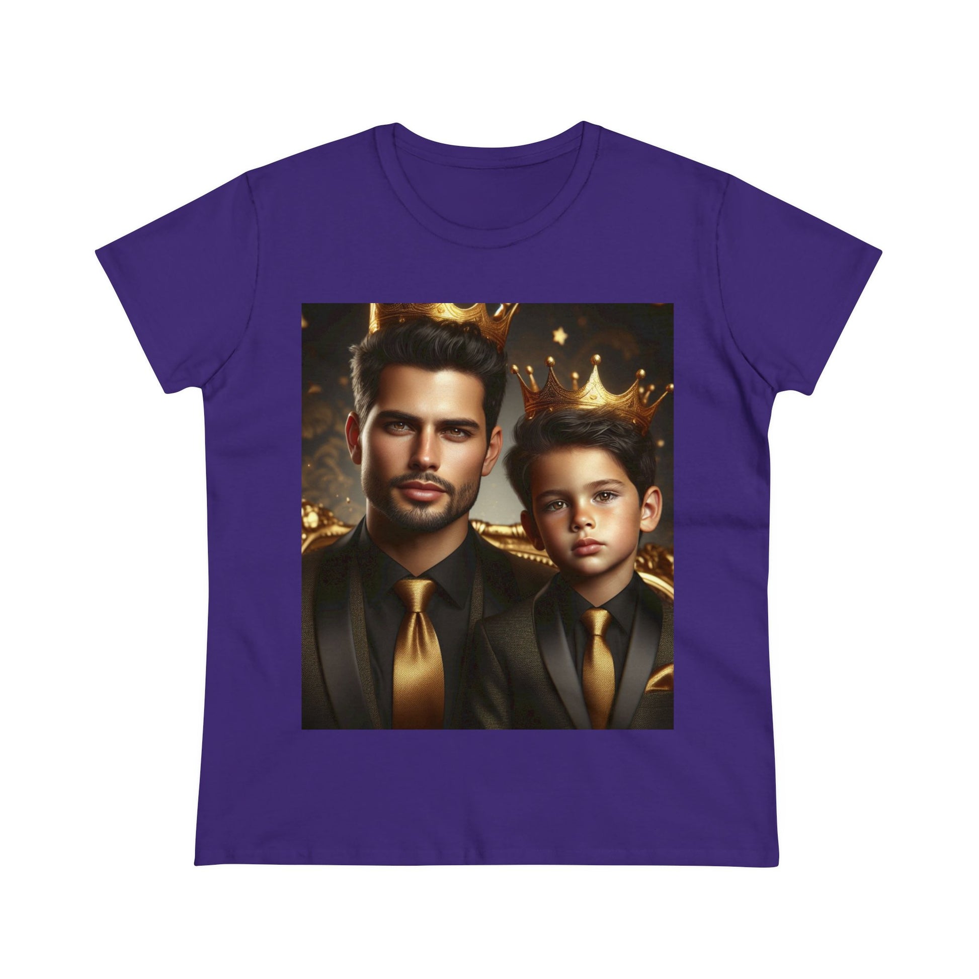 Royalty T-Shirt T-Shirt Printify Purple S 