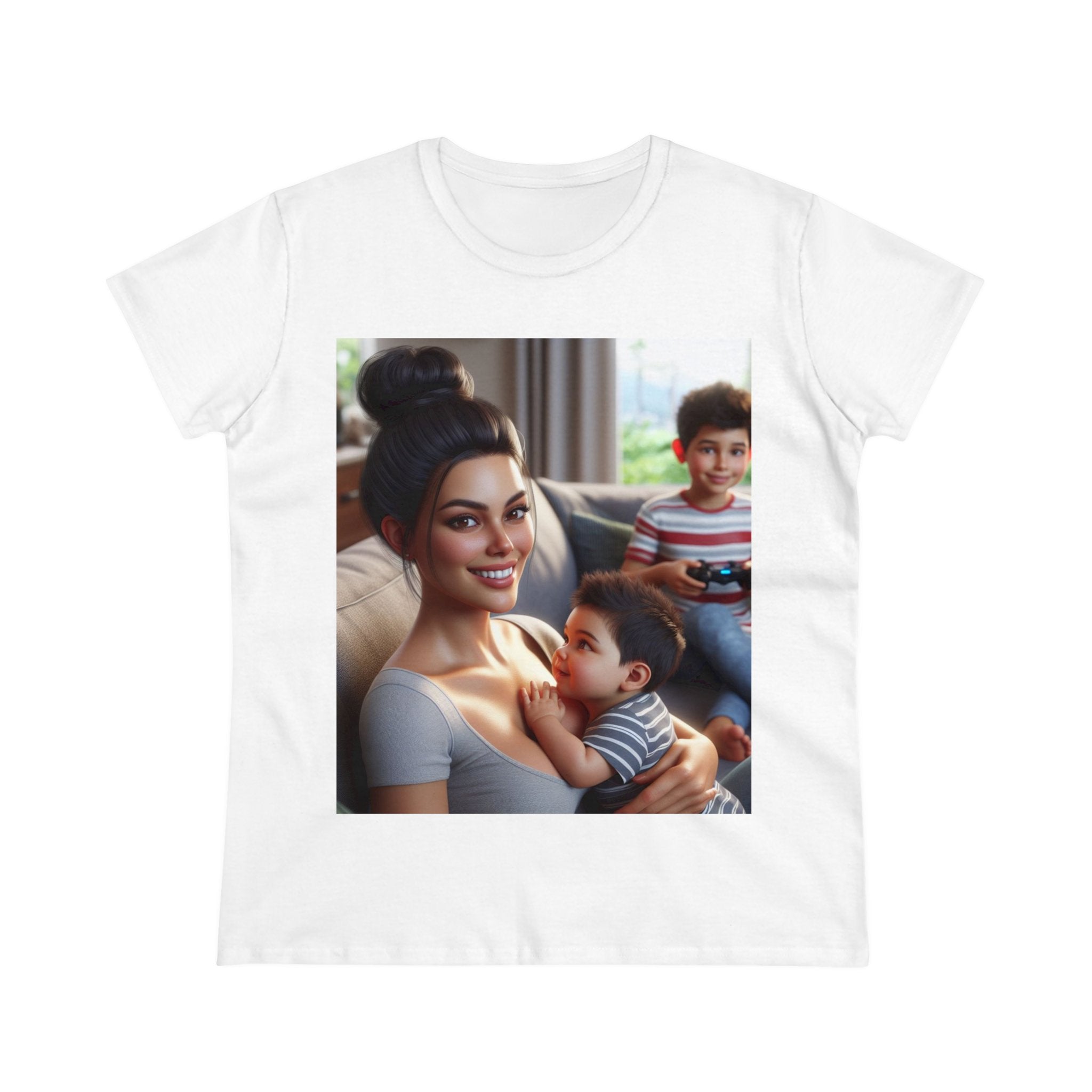 Family Time T-Shirt T-Shirt Printify White S 