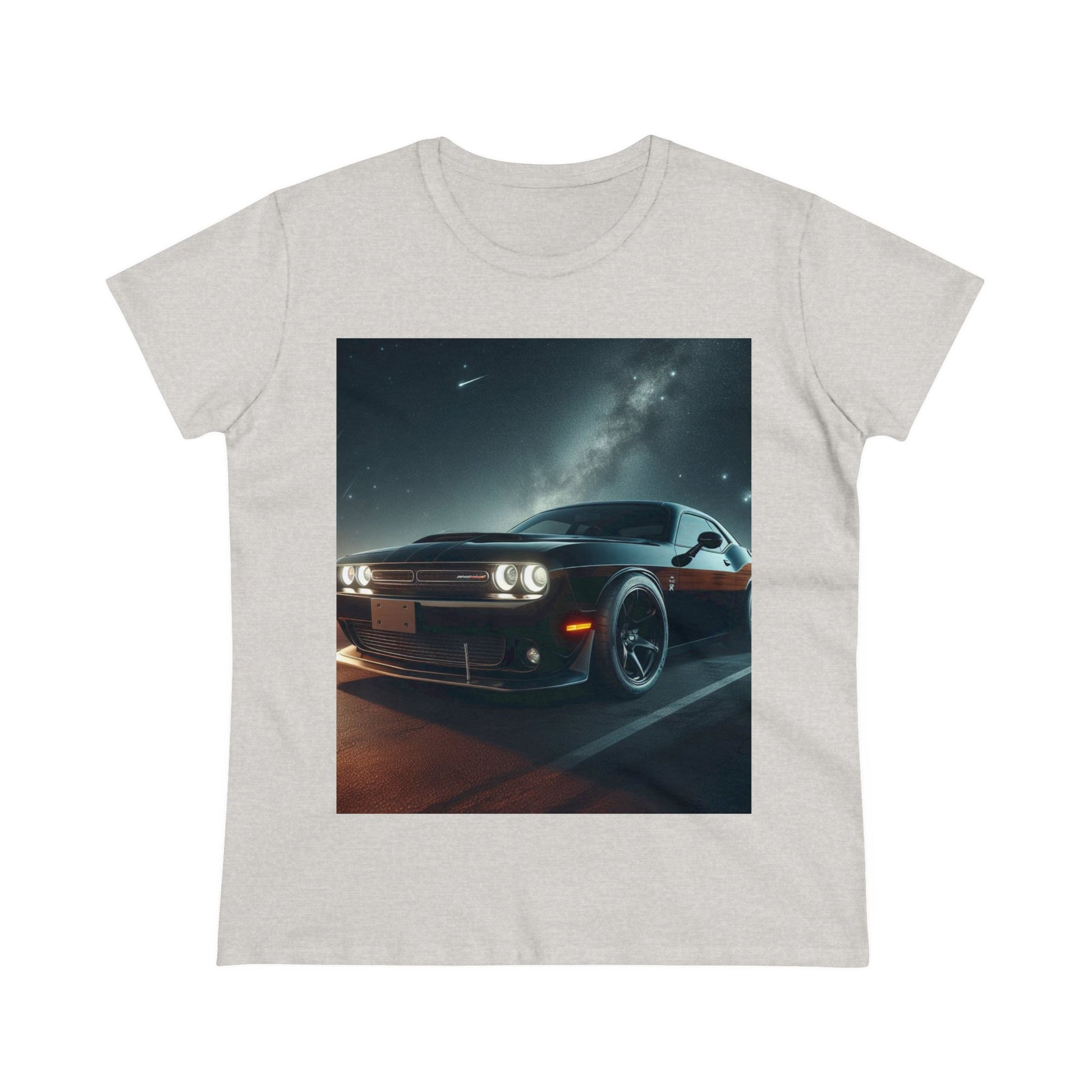 Black Challenger T-Shirt T-Shirt Printify Ash S 