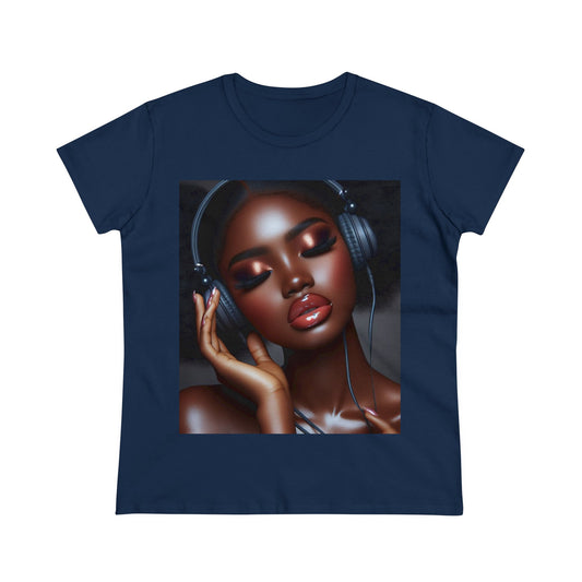 Music Vibes T-Shirt T-Shirt Printify Navy S 