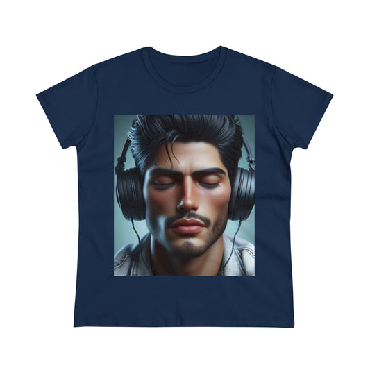 Music Vibes T-Shirt T-Shirt Printify Navy S 