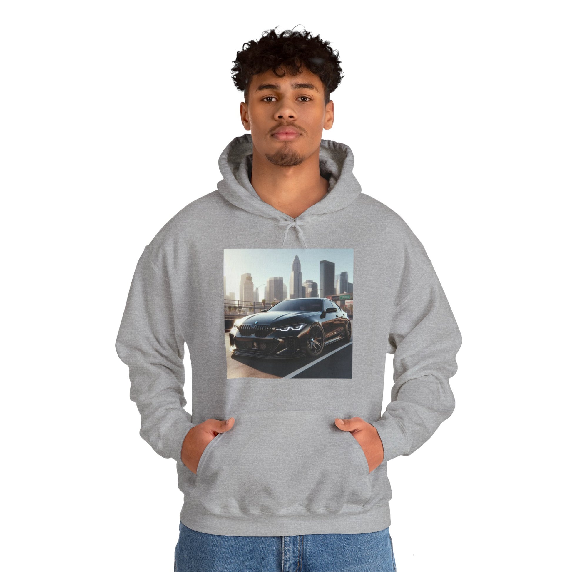 Black BMW Hoodie Hoodie Printify   