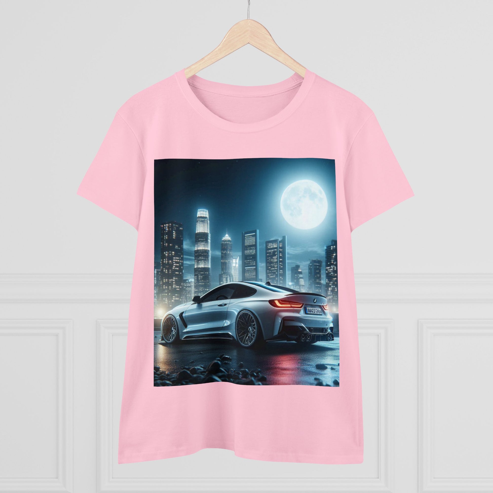 White BMW T-Shirt T-Shirt Printify   