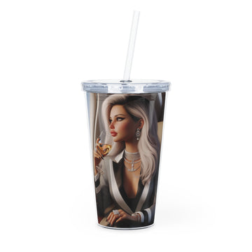 Private Business Tumbler with Straw Mug Printify 20oz Transparent 