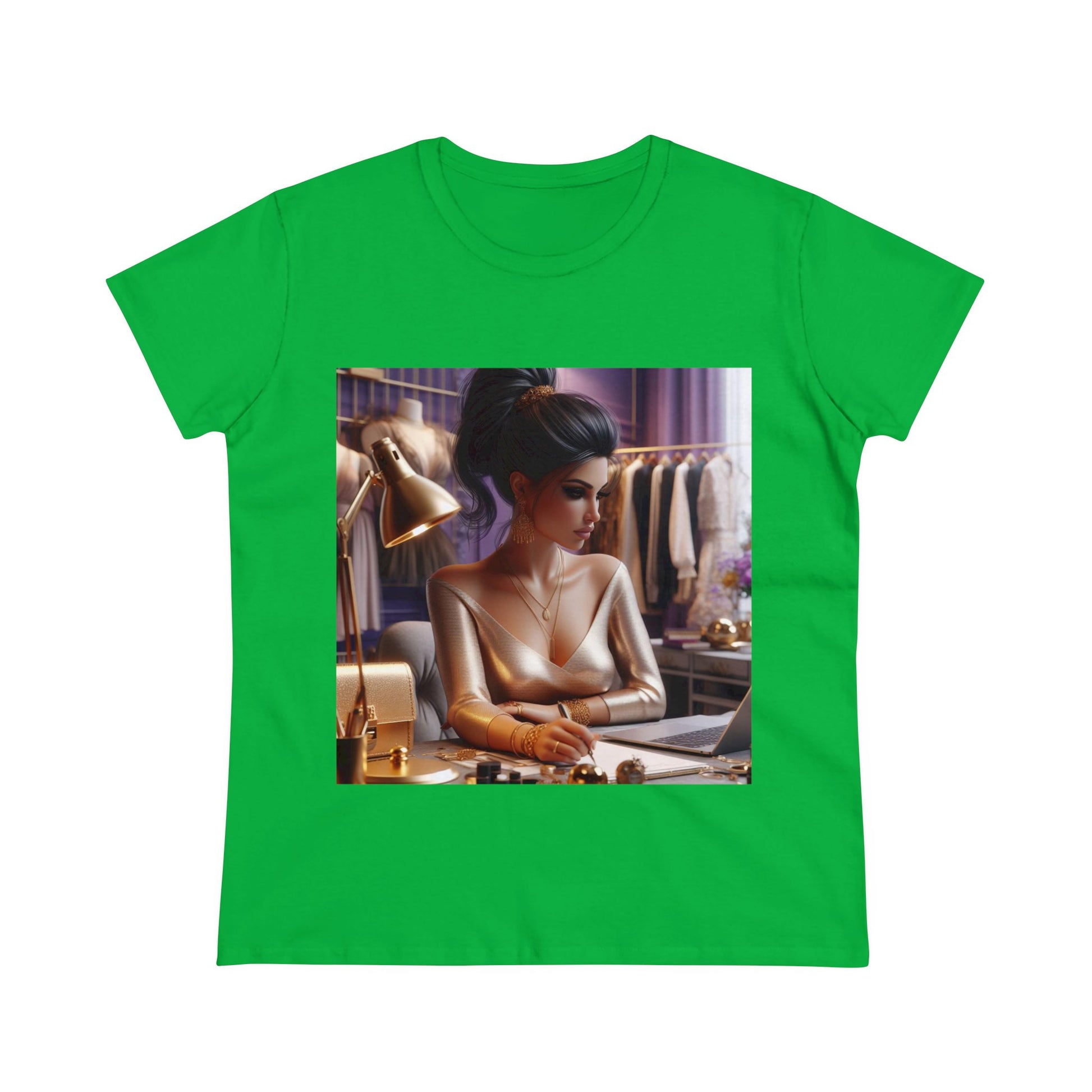 Fashion and Beauty T-Shirt T-Shirt Printify Irish Green S 