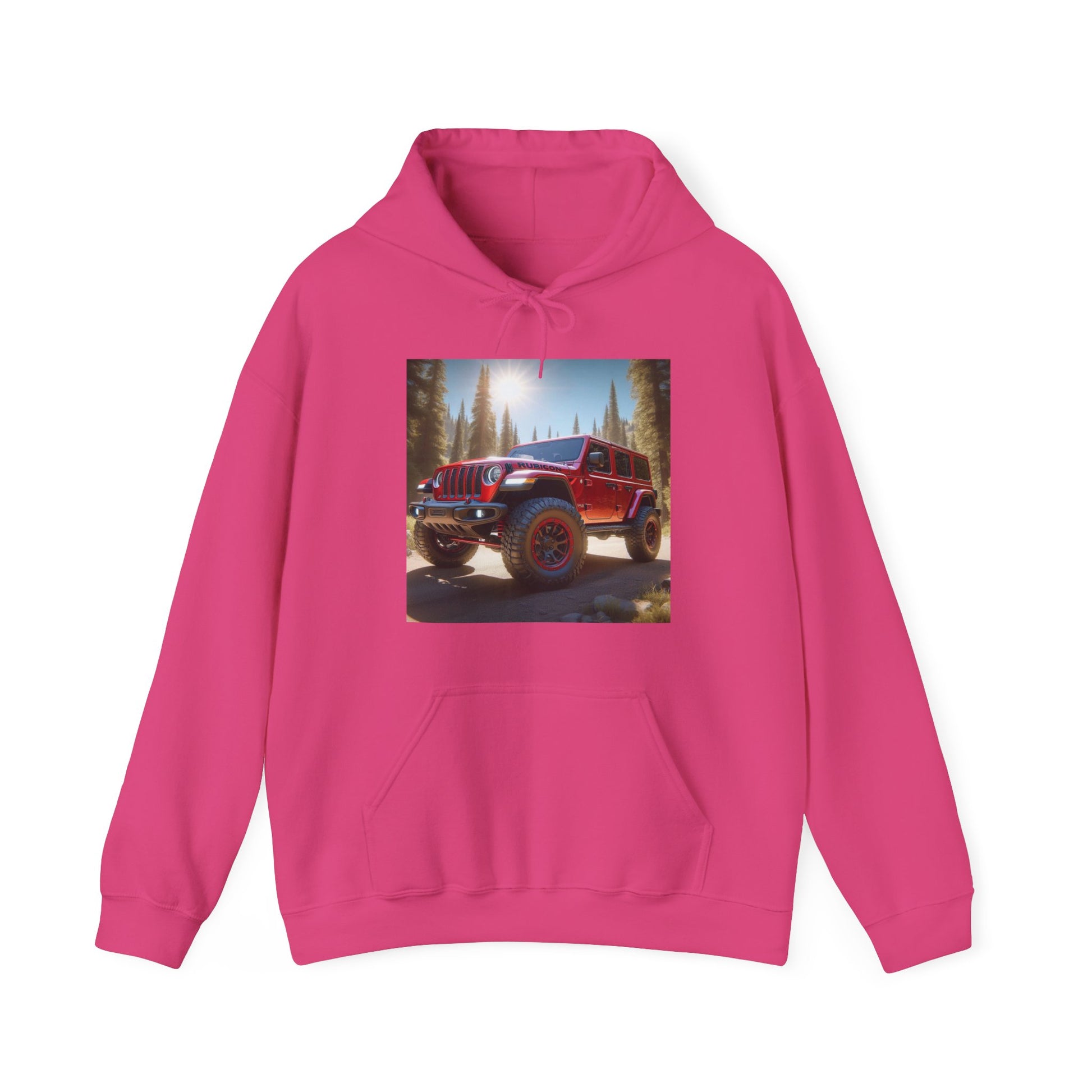 Red Rubicon Hoodie Hoodie Printify Heliconia S 