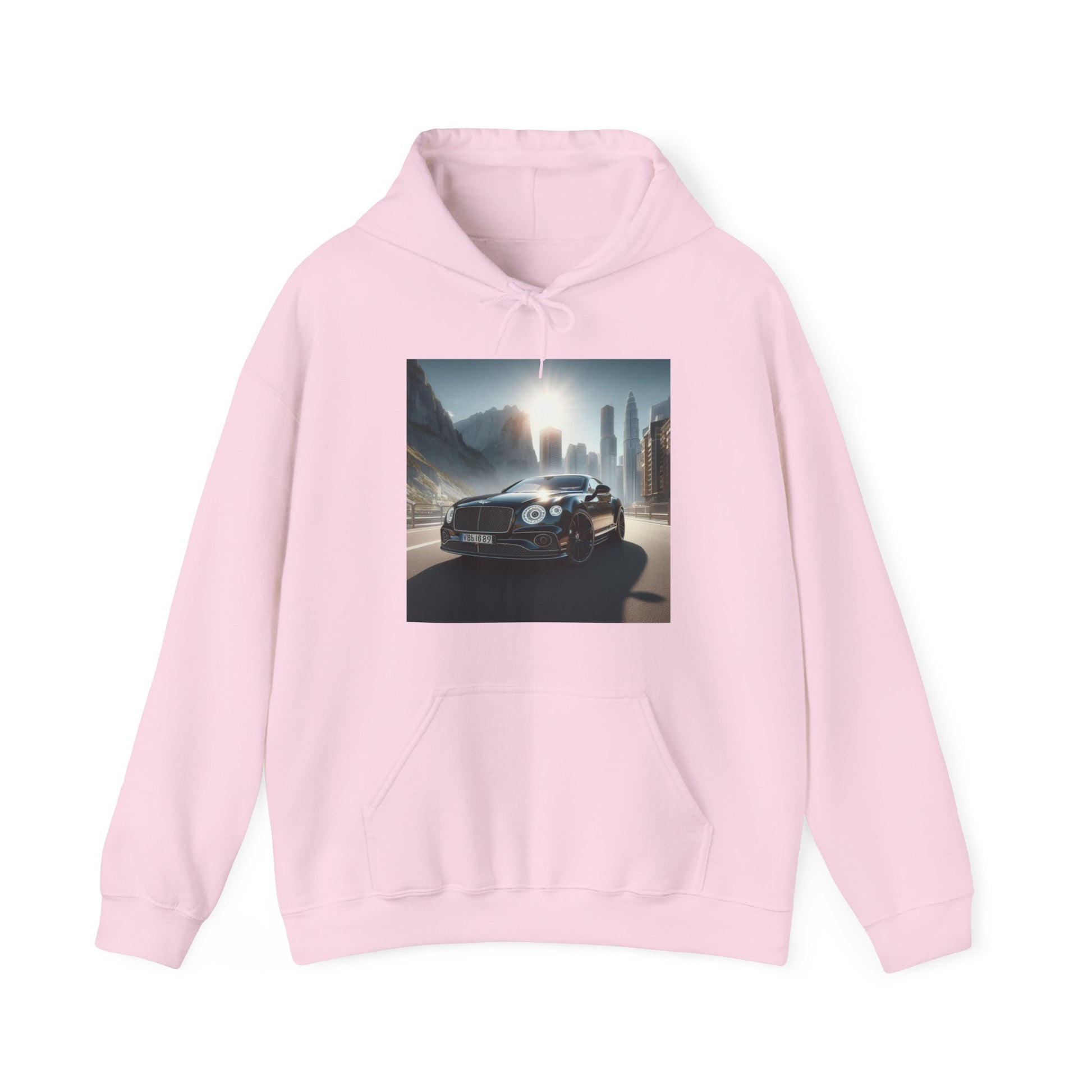 Black Bentley Hoodie Hoodie Printify Light Pink S 