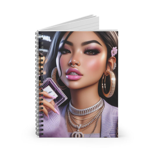 Chanel Please Spiral Notebook Paper products Printify   