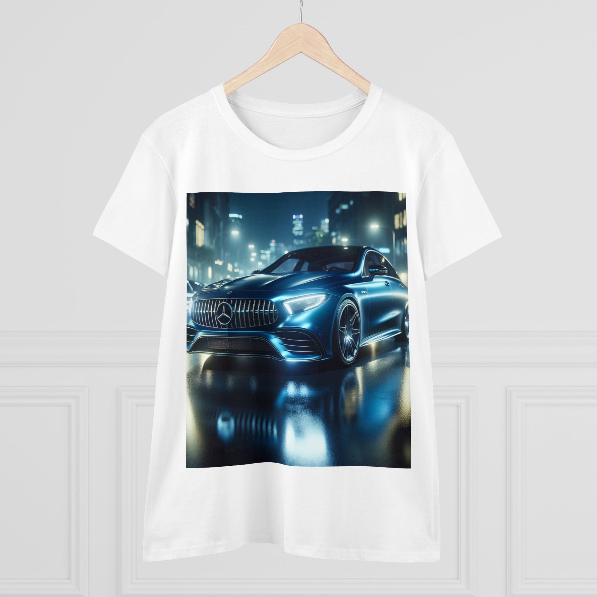 Blue Mercedes T-Shirt T-Shirt Printify   