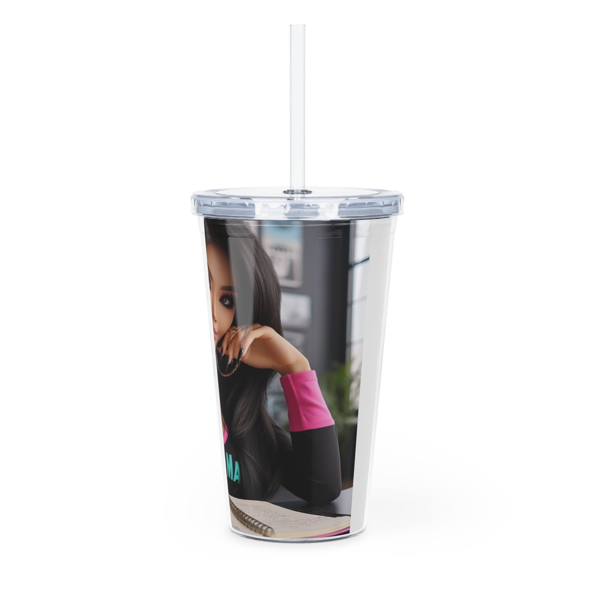 Money Maker Tumbler with Straw Mug Printify   