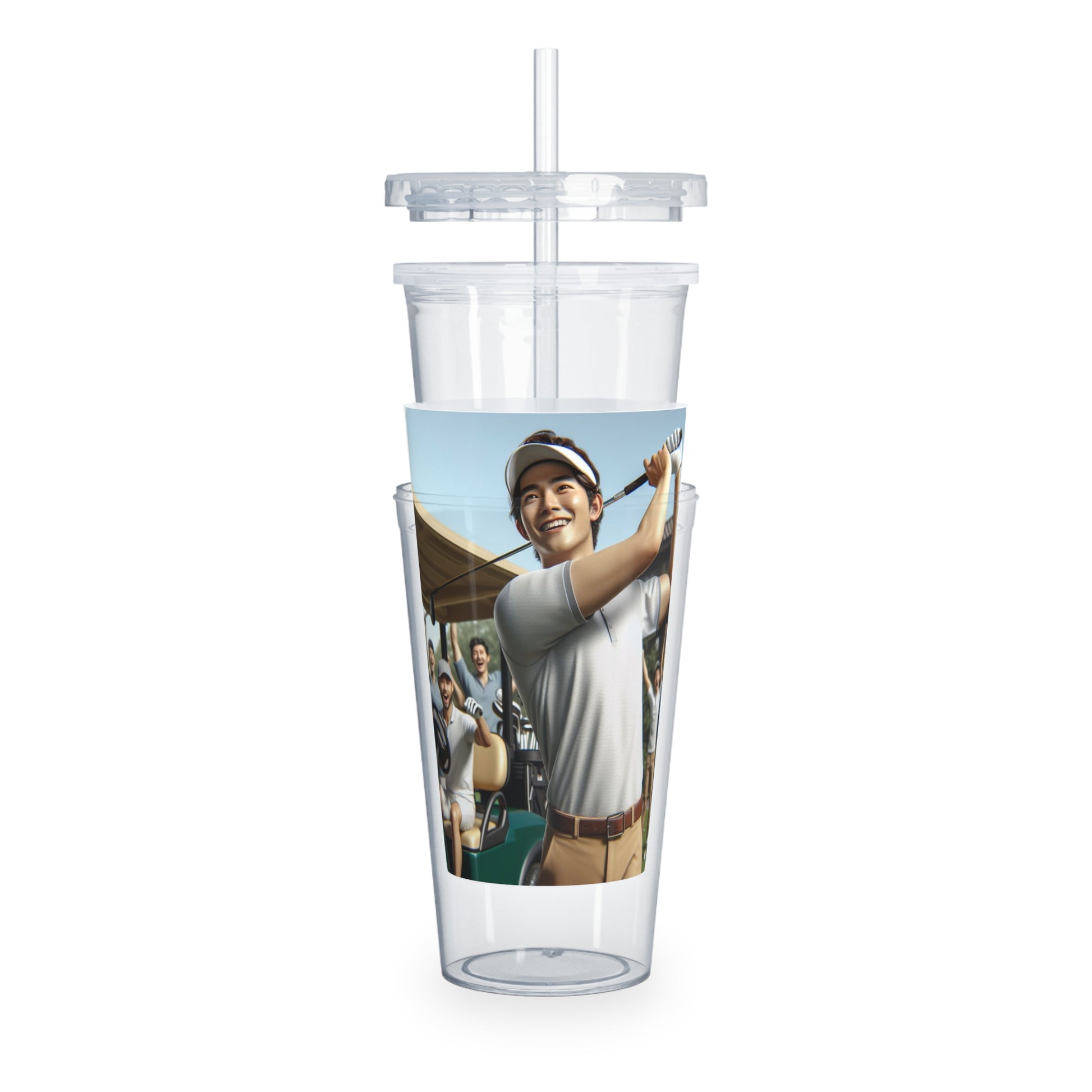 Golf Tournament Tumbler with Straw Mug Printify   