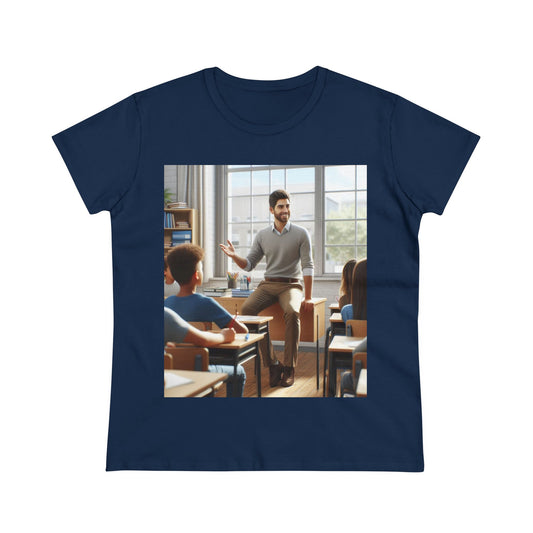 Class in Session T-Shirt T-Shirt Printify Navy S 