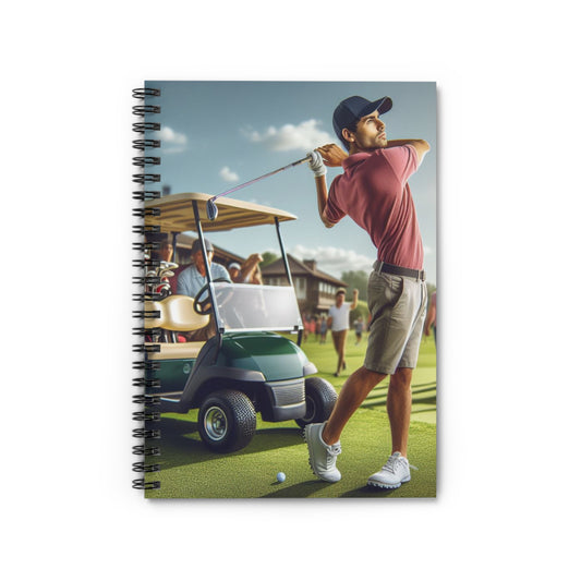 Golf Tournament Spiral Notebook Paper products Printify One Size  