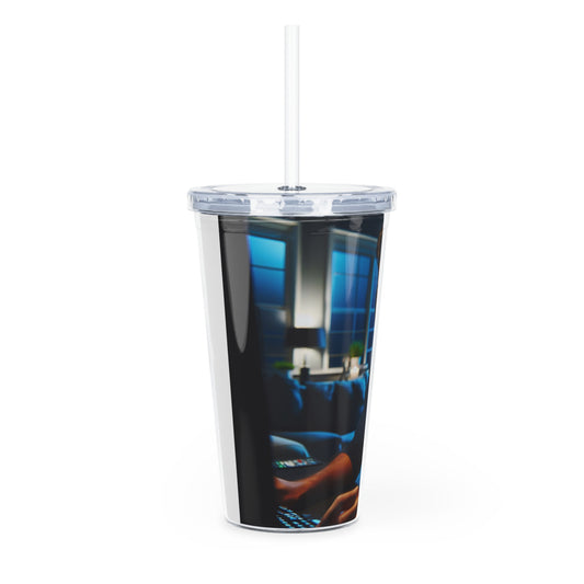 Game Time Tumbler with Straw Mug Printify   