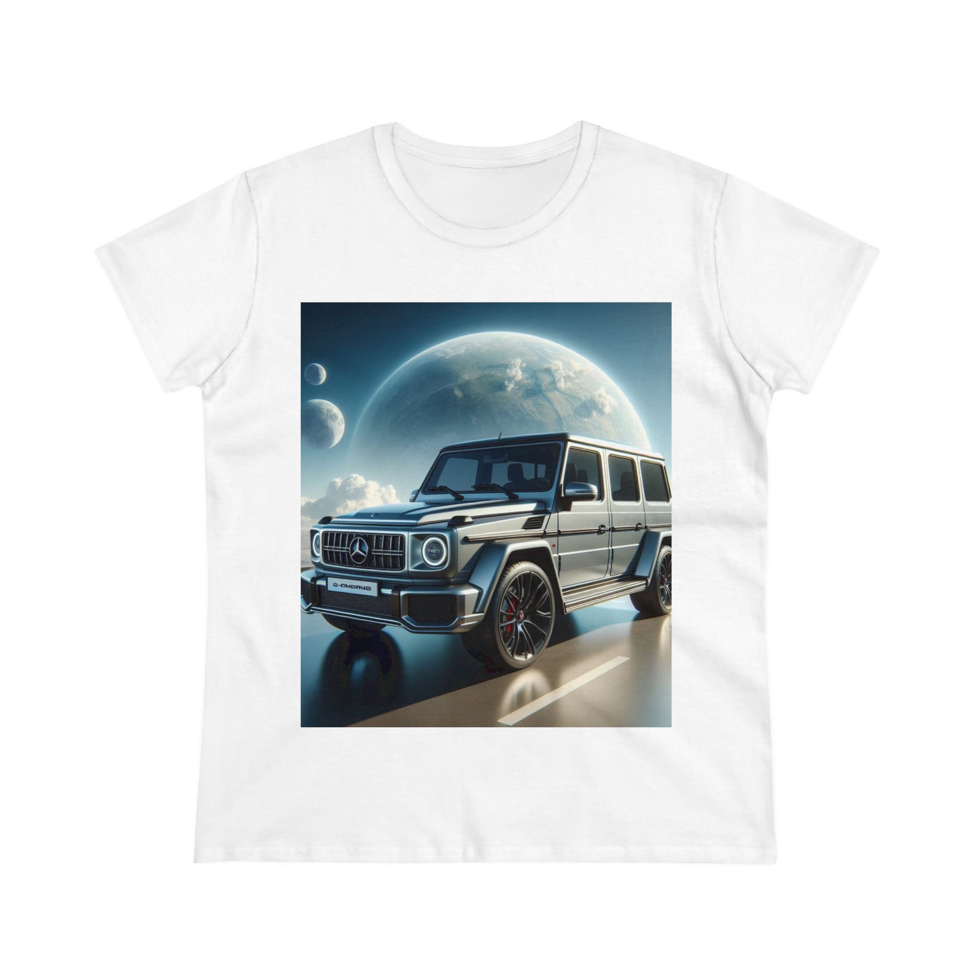 Silver G-Wagon T-Shirt T-Shirt Printify White S 