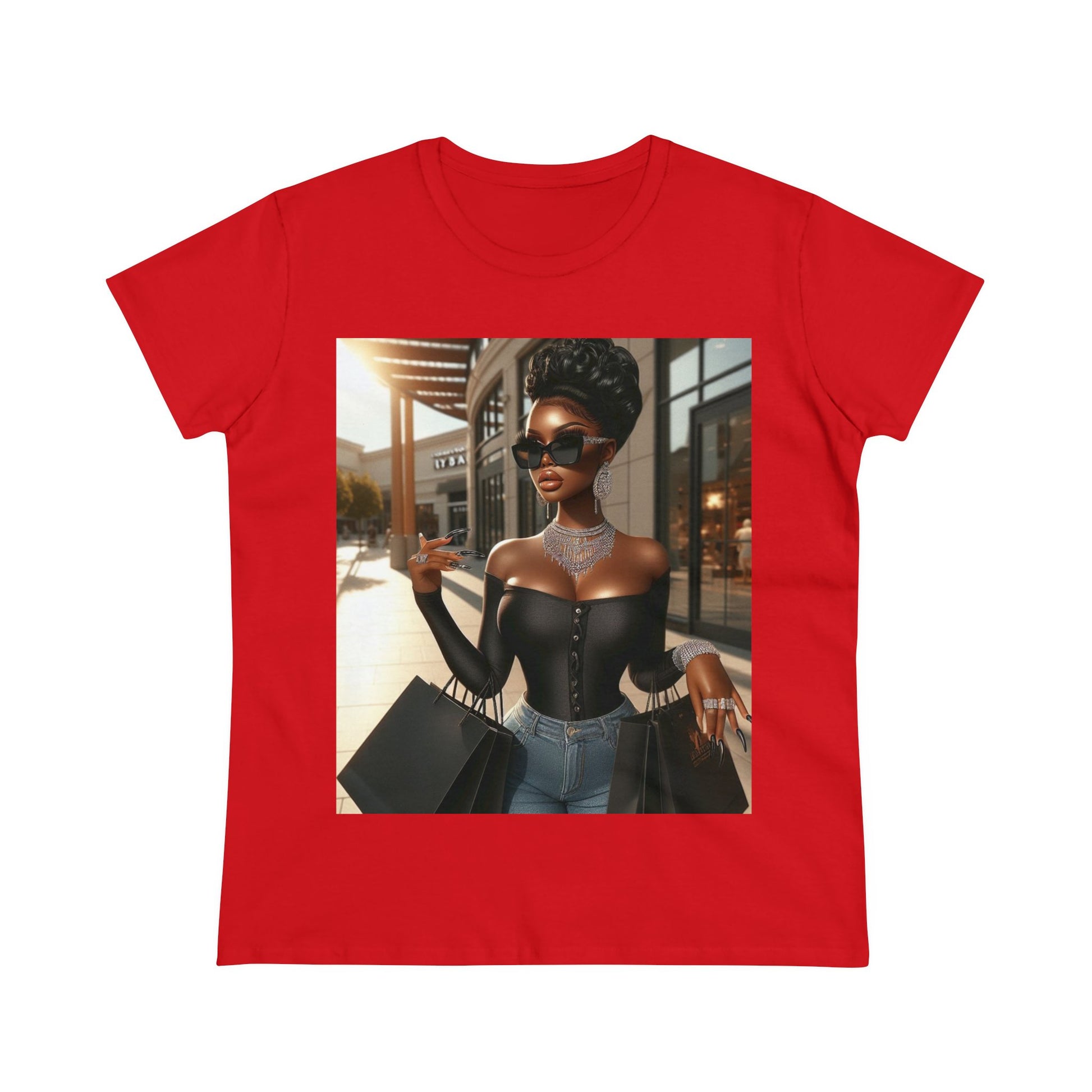 Let's Shop T-Shirt T-Shirt Printify Red S 