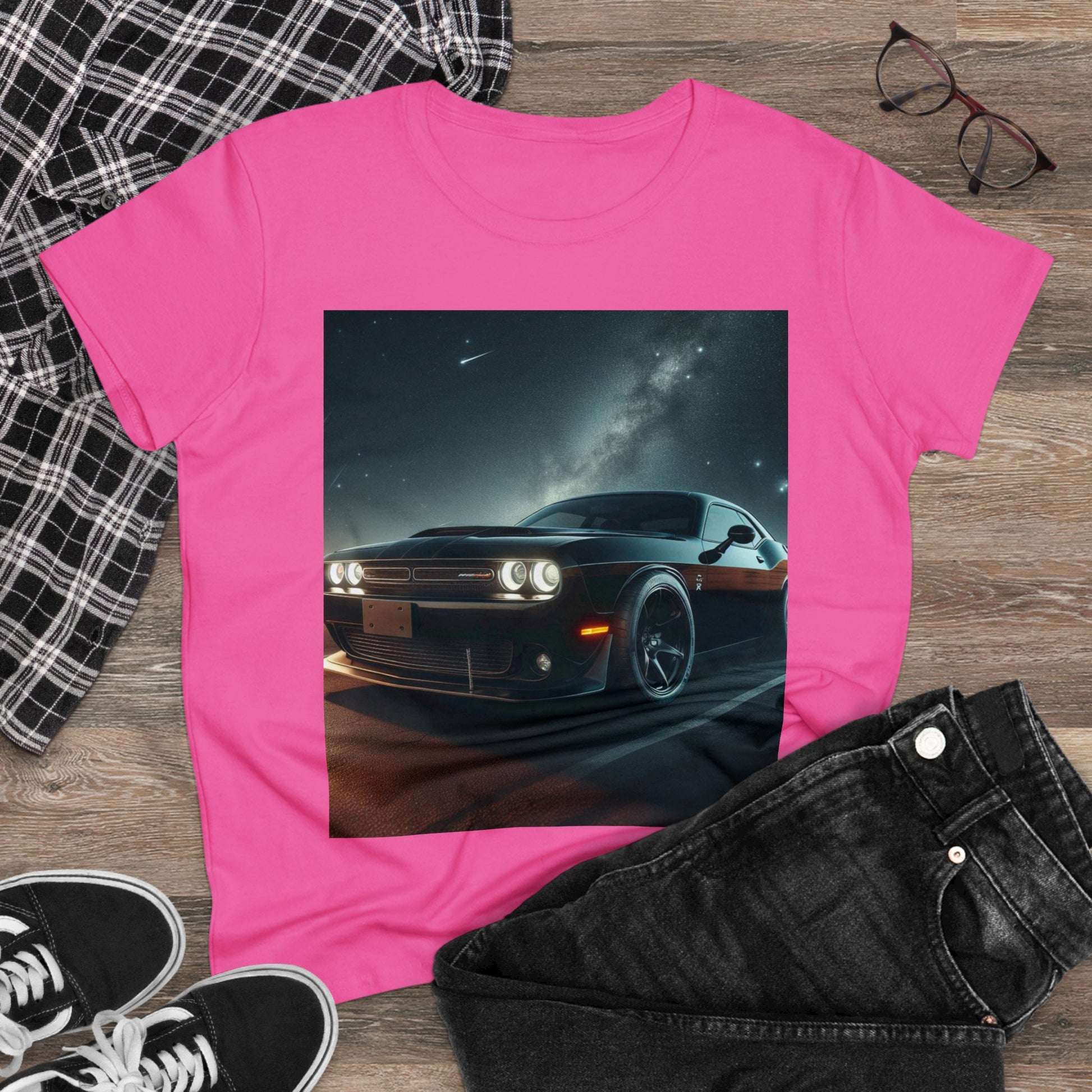 Black Challenger T-Shirt T-Shirt Printify   