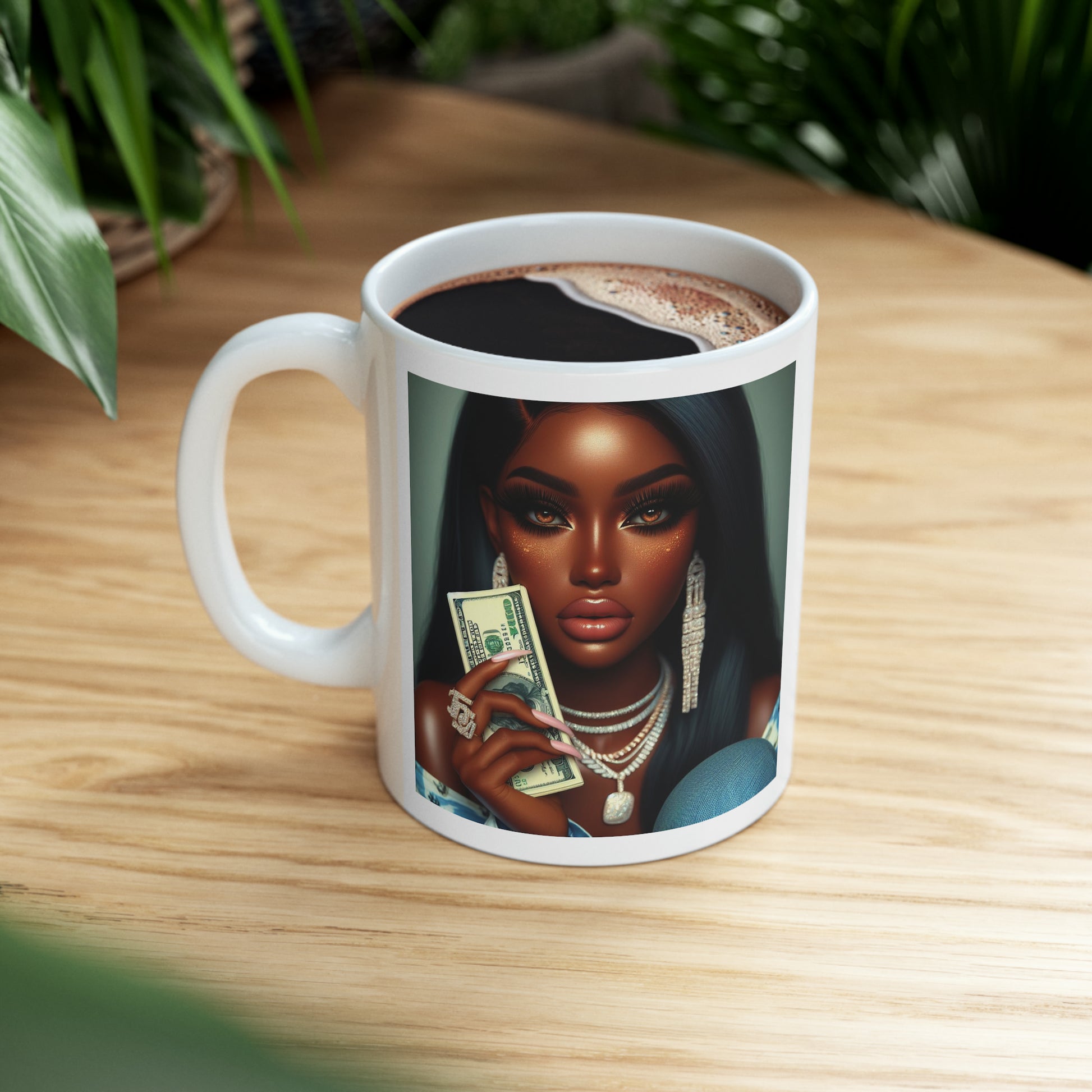 Money Talks Mug Mug Printify   