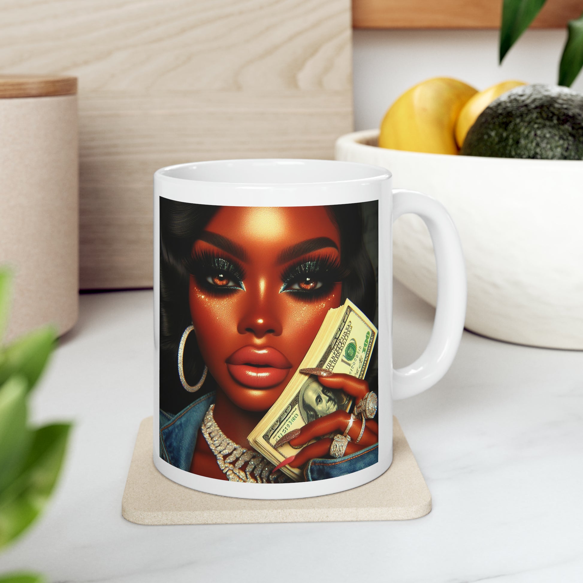 Money Talks Mug Mug Printify   