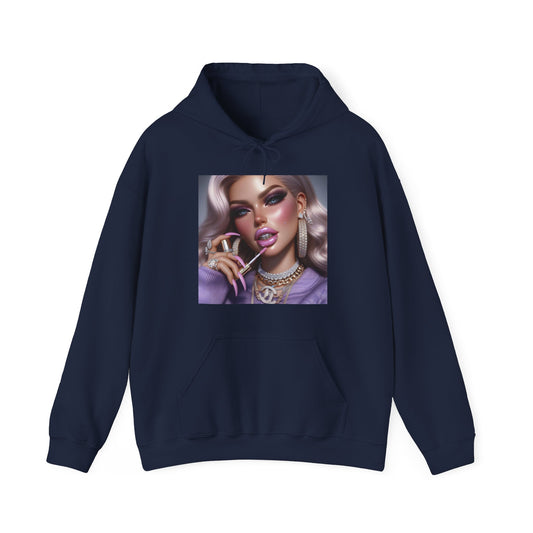 Gloss Up Hoodie Hoodie Printify Navy S 