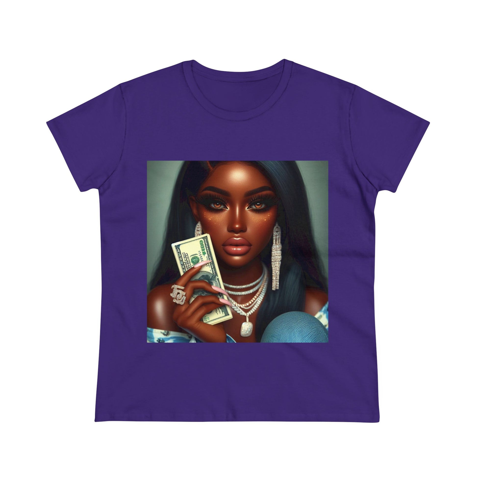 Money Talks T-Shirt T-Shirt Printify Purple S 