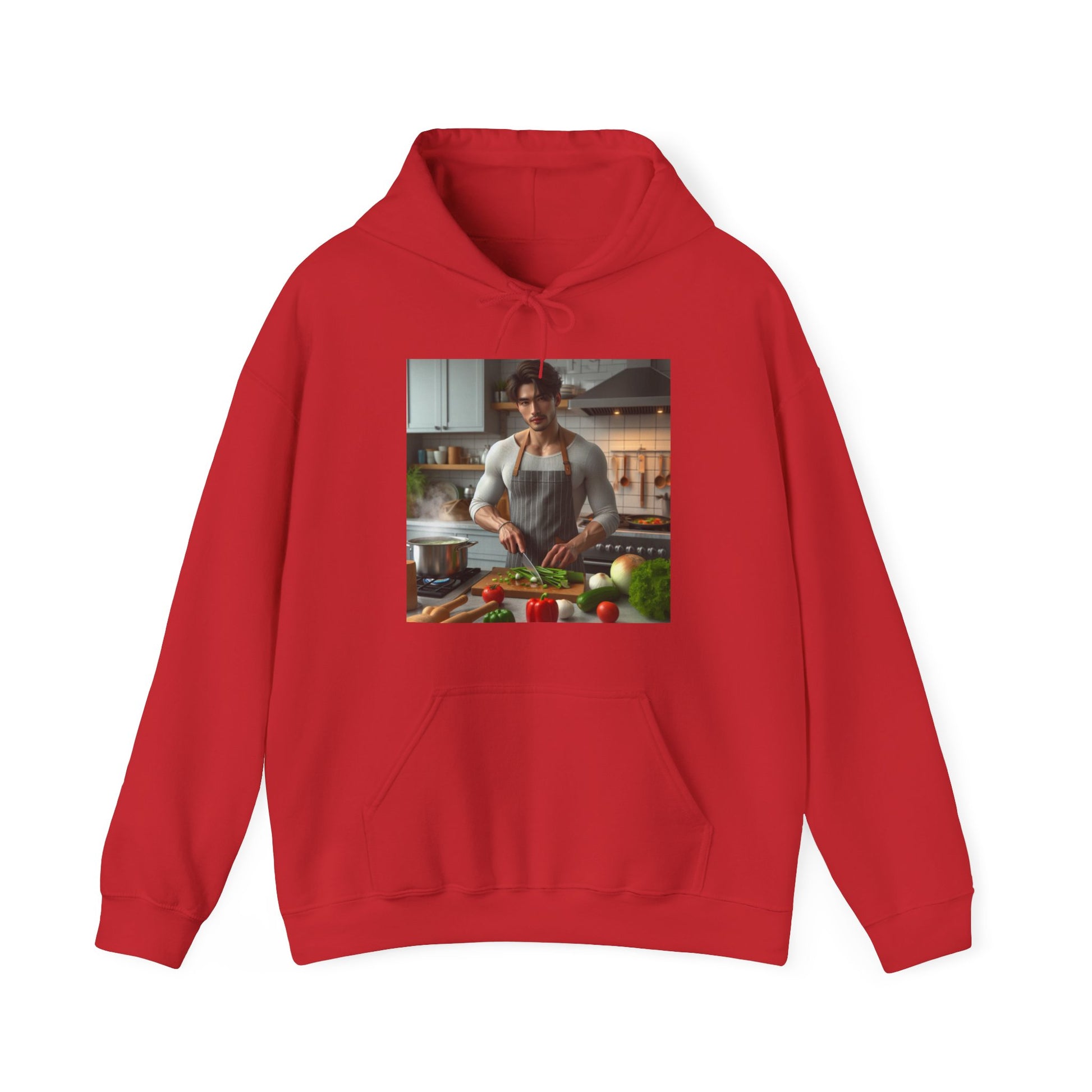 Dinner Time Hoodie Hoodie Printify Red S 