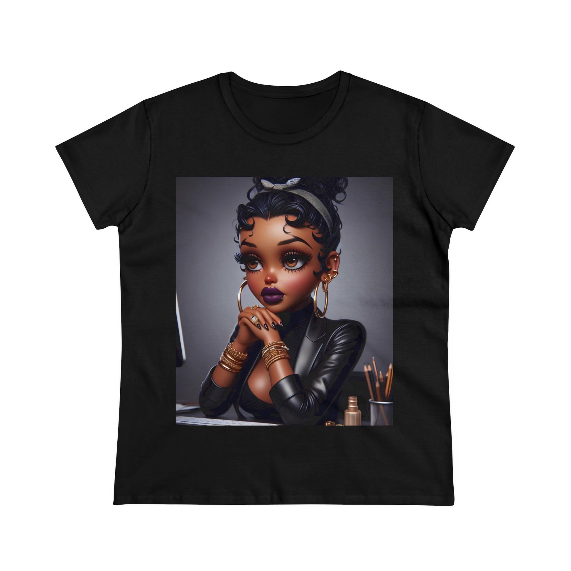 Business Betty T-Shirt T-Shirt Printify Black S 