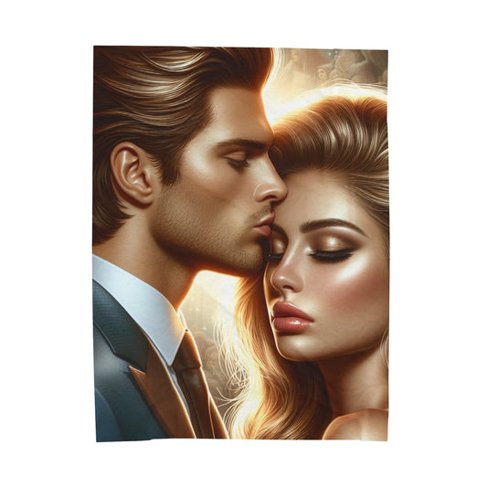 My Love Plush Blanket All Over Prints Printify 60" × 80"  