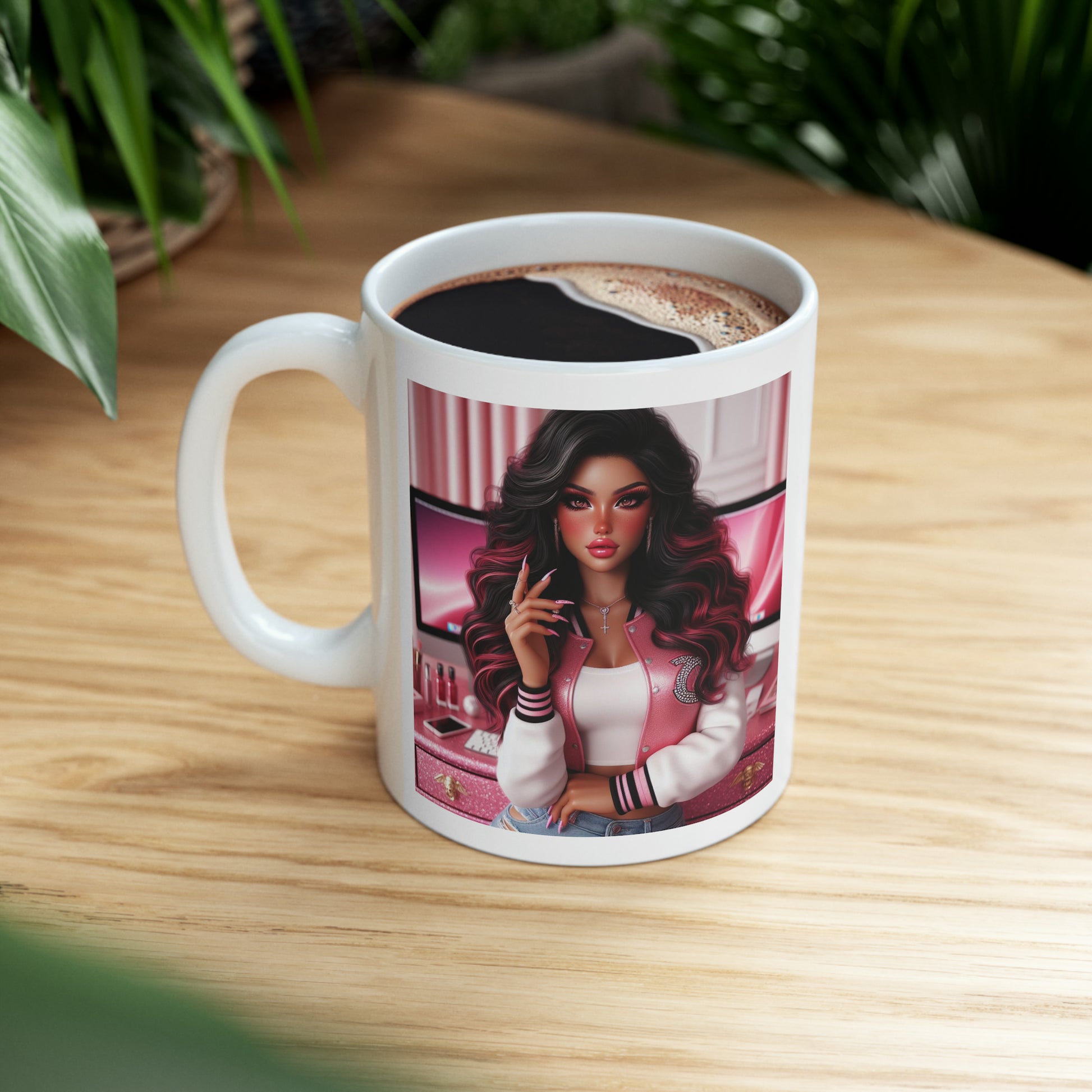 Pink Everything Mug Mug Printify   