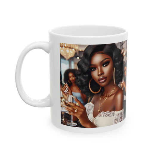 Wine Down Mug Mug Printify 11oz  