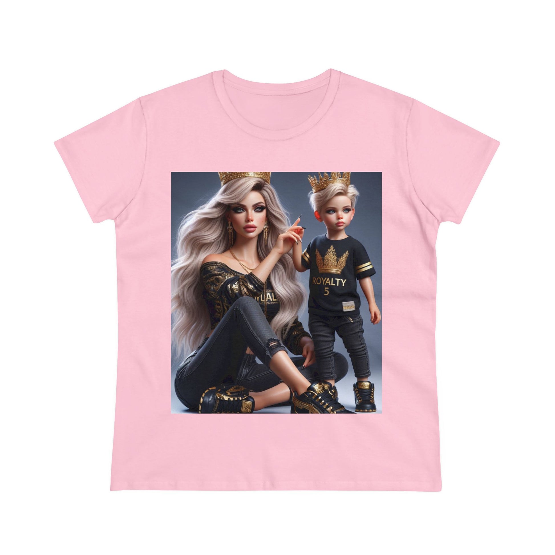 Royalty T-Shirt T-Shirt Printify Light Pink S 