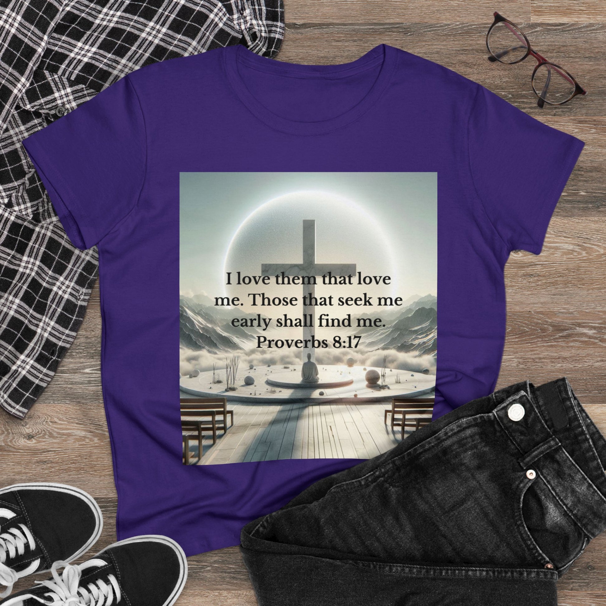 Proverbs 8:17 T-Shirt T-Shirt Printify   