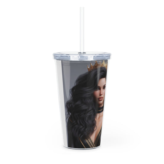Royalty Tumbler with Straw Mug Printify   